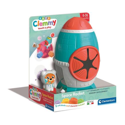 Clementoni Soft Clemmy Touch & Play Sensory Rocket 6m+