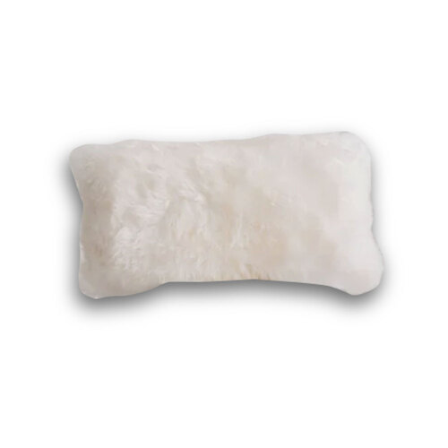 Huxford Grove The Gulgong Sheepskin Cushion 28x56cm - Ivory