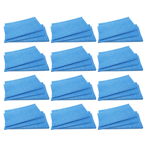 12x 20pc Ultimo Premium Cleaning Wipes Large 40x22cm Blue Heavy-Duty Wipes