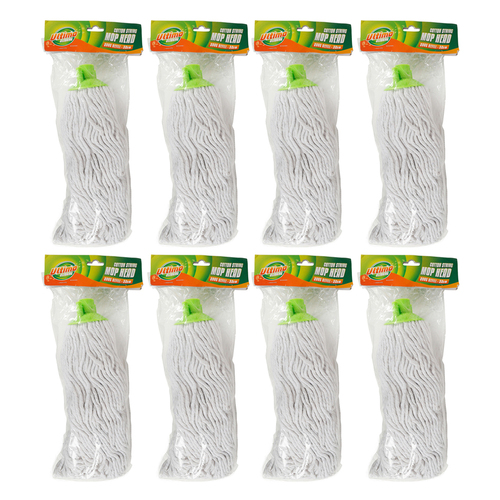 8PK Ultimo Chenille Mop Extendable Green & Grey 10x29cm