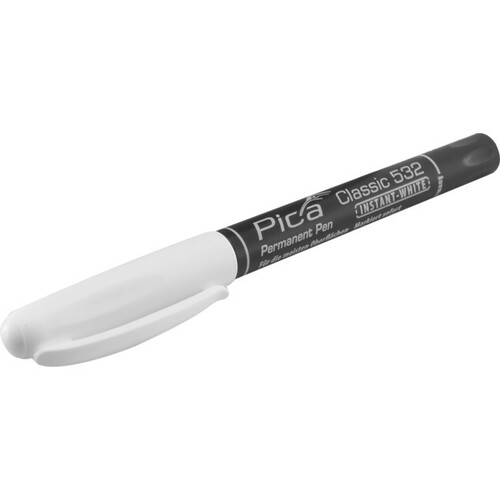 PICA DRY 1-2MM INSTANT WHITE PERMANENT MARKER
