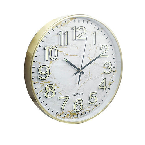 Unigift Glo In Dark Round 30cm Plastic Wall Clock Analogue - Assorted