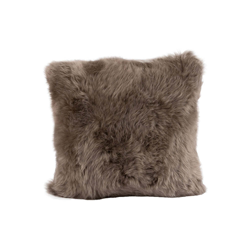 Auskin The Gulgong Sheepskin Cushion Square 50cm - Vole