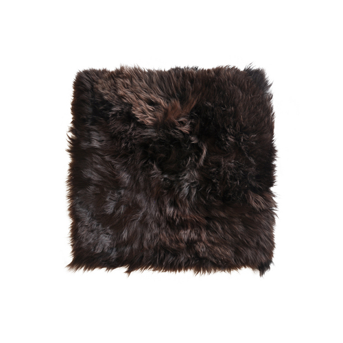 Auskin The Gulgong Sheepskin Cushion Cover 50cm - Chocolate