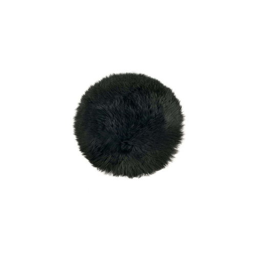 Auskin The Gulgong Long Wool Sheepskin Seat Pad - Black