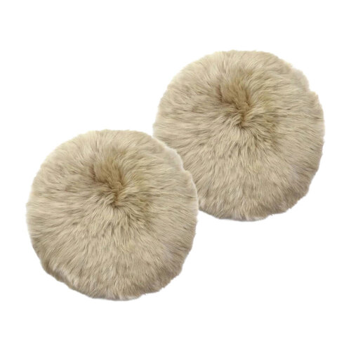 2PK Auskin The Gulgong Long Wool Sheepskin Seat Pad - Nappa