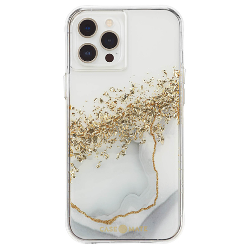 Case-Mate Karat Marble Case Antimicrobial For iPhone 13 Pro Max (6.7")