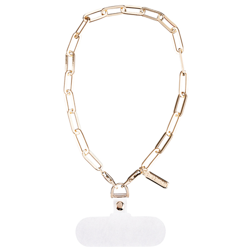 Case-Mate Chunky Chain Wristlet Strap For Mobile Phones - Gold