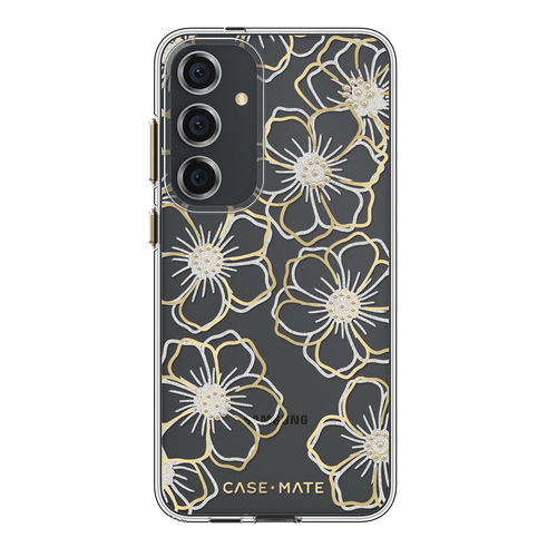 Case-Mate Floral Gems Case Cover For Samsung Galaxy S24+ - Gold
