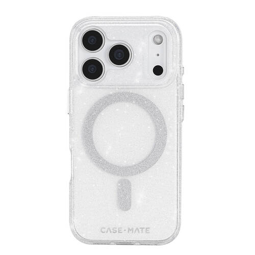 Case-Mate Twinkle MagSafe Phone Case For iPhone 17 Pro 6.3in Silver