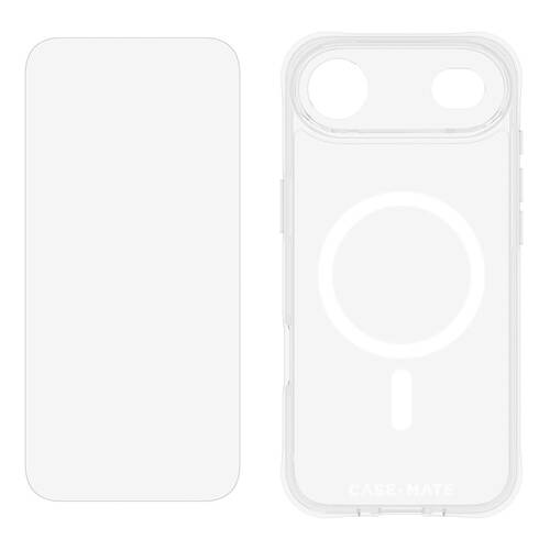 2pc Case-Mate Case & Screen Protection Set w/MagSafe For iPhone 17 Air 6.5in CLR
