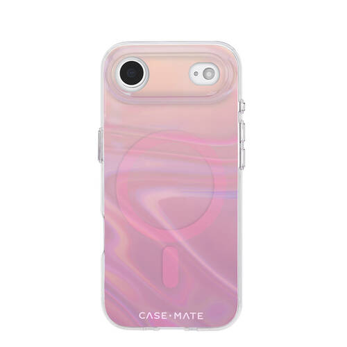 Case-Mate Peach Bubble MagSafe Case For iPhone 17 Air 6.5in Iridescent