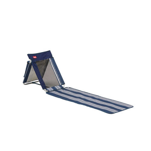 Coleman Lightweight Portable Beach Mat Blue And White Striped