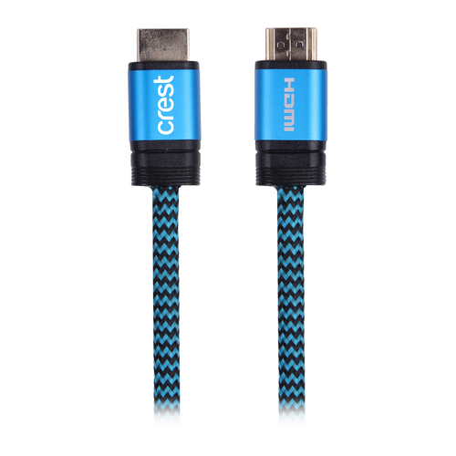 Crest 1m/18Gbps HDMI Male To Male Cable w/ Ethernet