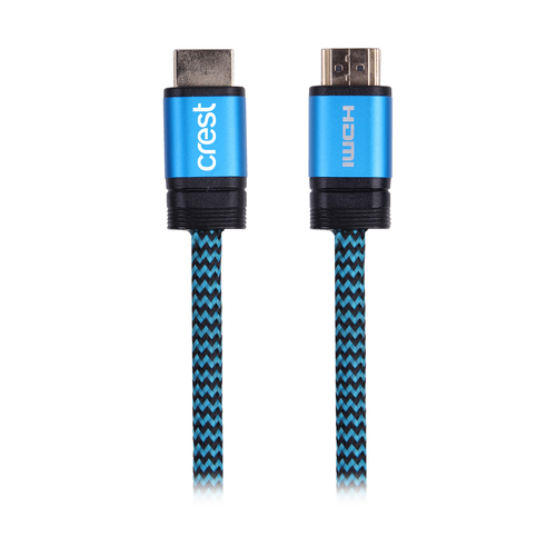 Crest 3m/18Gbps HDMI Male To Male Cable w/ Ethernet
