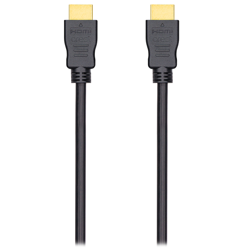 Crest 5m/10.2Gbps HDMI Male To Male Cable w/ Ethernet - Black