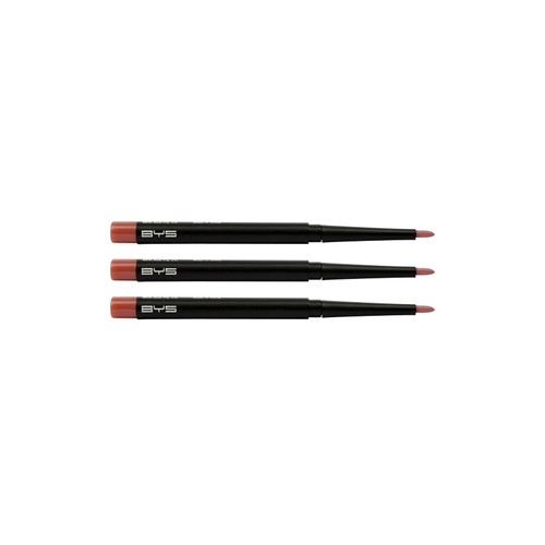 3PK BYS Automatic Matte Lip Liner Pencil Makeup First Kiss 1g