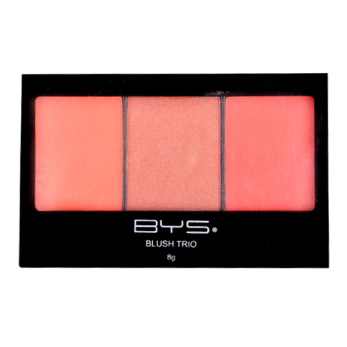 BYS Blush Trio Coral Me In 3 Shades Face Makeup 8g