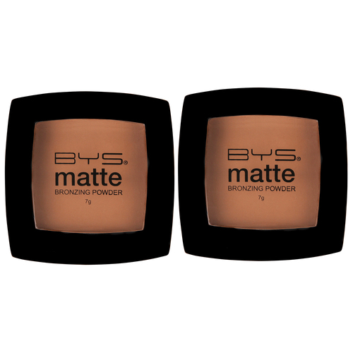2PK BYS Matte Bronzing 7g Powder Face/Cheek Makeup