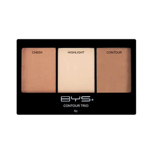 BYS Contour 8g Palette Trio Sassy Face/Cheek Makeup