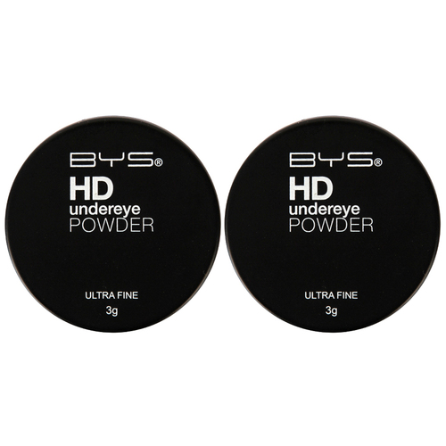 2PK BYS HD Undereye 3g Loose Powder Makeup Cosmetics - Ultra Fine