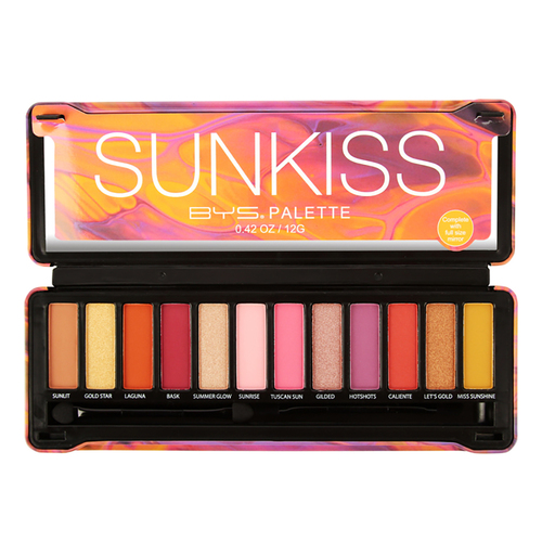 BYS 12g Sunkiss Eyeshadow Palette - 12 Shades
