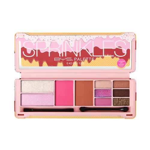 BYS 12g Sprinkles Face Palette 12g - 10 Shades