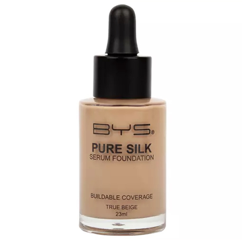 BYS 23ml Pure Silk Serum Foundation Buildable Coverage - True Beige