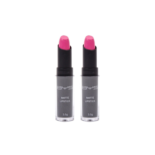2PK BYS 3.5g Matte Lipstick Makeup Cosmetic - Disco Inferno