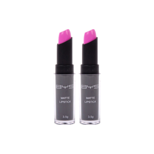 2PK BYS 3.5g Matte Lipstick Makeup Cosmetic - I Dont Pink So