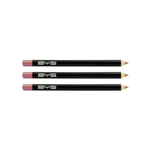 3PK BYS Matte Lip Liner Pencil Makeup Long Lasting First Kiss 1g