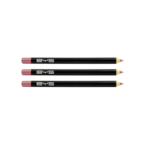 3PK BYS Matte Lip Liner Pencil Makeup Long Lasting First Kiss 1g