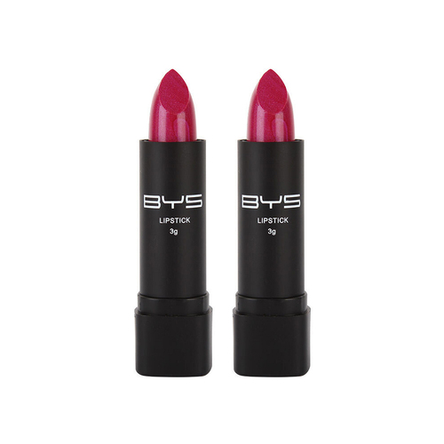 2PK BYS Lipstick Cranberry Red 3g Lip Colour Beauty Face Makeup