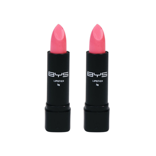 2PK BYS Lipstick Sassy Salmon 3g Lip Colour Beauty Face Makeup