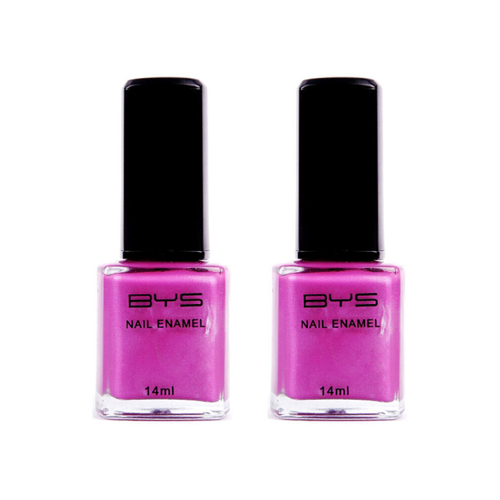 2PK BYS 14ml Nail Polish In Grape Shape Pink