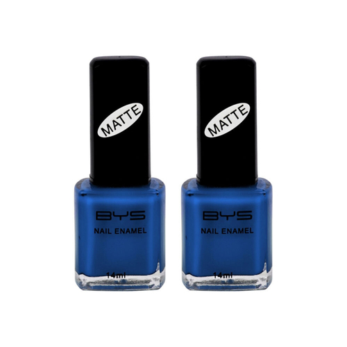 2PK BYS 14ml Nail Polish Matte Blue