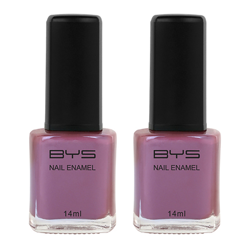 2PK BYS 14ml Nail Polish Heart Breaker Purple