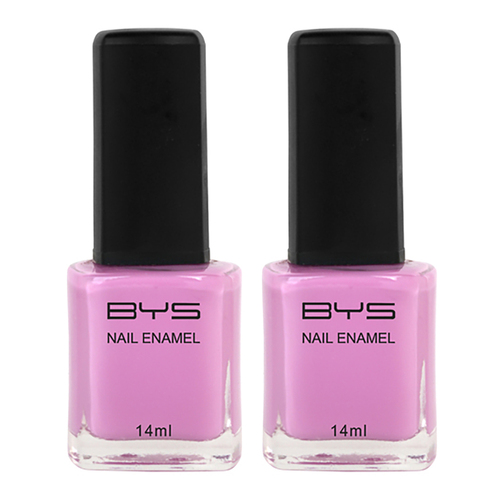 2PK BYS 14ml Nail Polish Matte Pastel Fairy Floss Pink