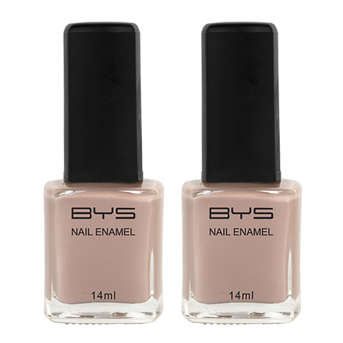 2PK BYS 14ml Nail Polish Tempting Taurus Grey