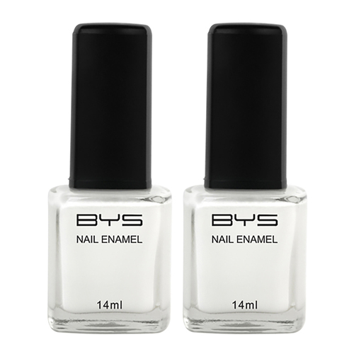 2PK BYS 14ml Nail Polish French White