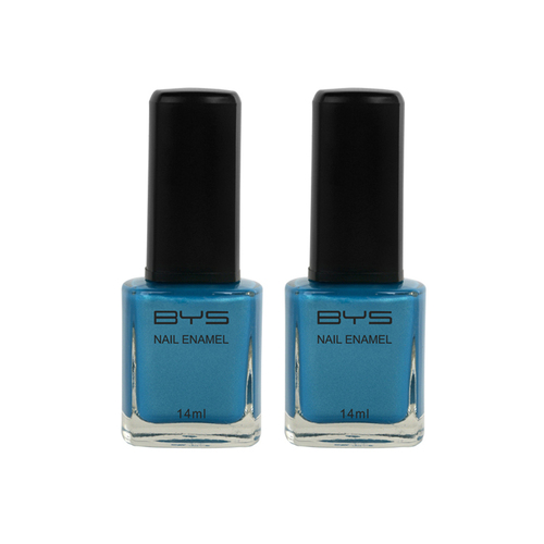 2PK BYS 14ml Nail Polish Love Boat Blue