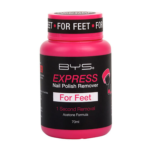 BYS Express Nail Polish Remover For Feet 70ml