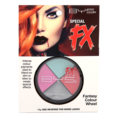 BYS Special FX Fantasy Colour Wheel Costume Makeup Creamy 10g