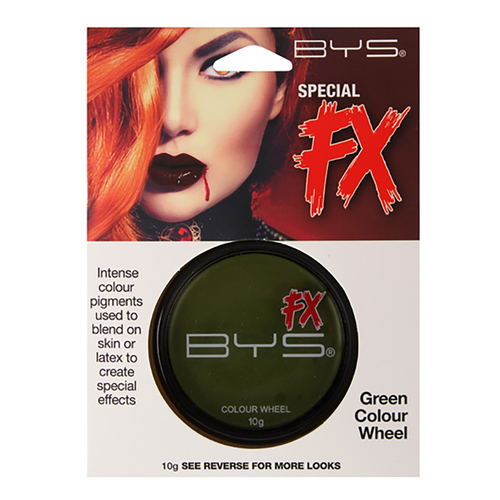 BYS Special FX Green Colour Wheel Costume Makeup Creamy 10g
