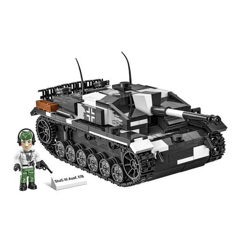 536pc World War 2 Stug III Ausf F/Flammpanzer Building Kit 20.5cm 8y+