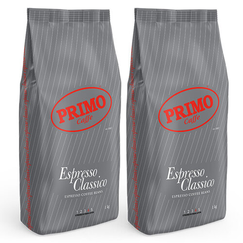 2PK Primo Caffe 1KG Espresso Classico Coffee Beans