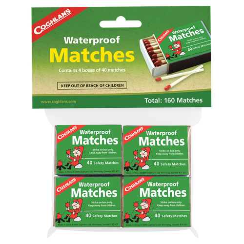 160pc Coghlans Waterproof Safety Matches
