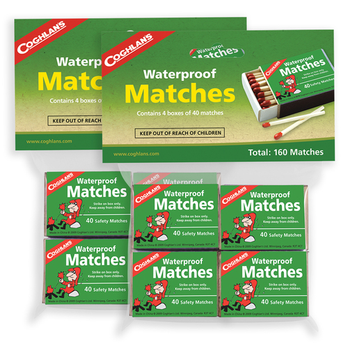 2x 160pc Coghlans Waterproof Matches