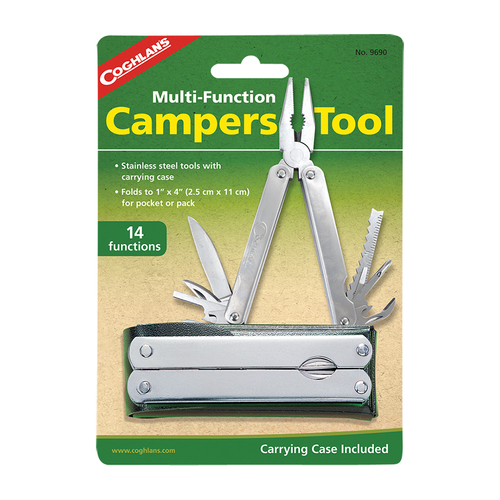 Coghlans Campers Tool (Multi Tool) Screwdriver/Blade/Case