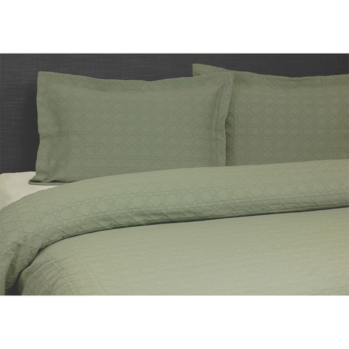 Jason Commercial Single/Double Bed Villa Matelasse Coverlet 190x230cm Sage